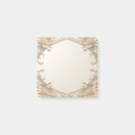 Eleganta Post-it-lappar i guldram Post-it Block