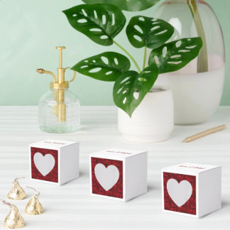 Eleganta presentaskar till bröllopsgästerna