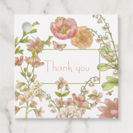 Eleganta presentkort för brudens shower gåvor etiketter