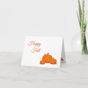 Eleganta pumpa "Glad höst" vykort