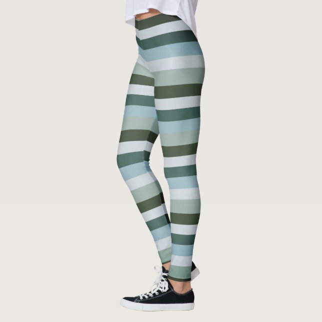 Eleganta ränder leggings (Vänster)