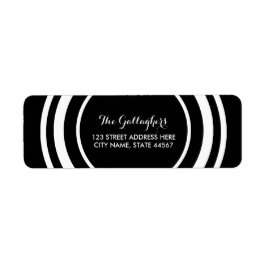 Eleganta returadressetiketter returadress etikett