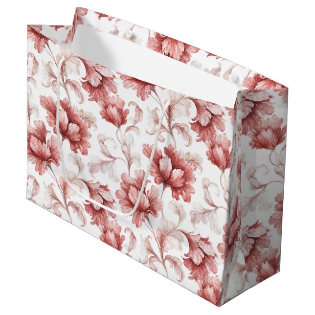 Eleganta röda blommor bröllop (Framsidan Vinklad)
