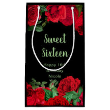Eleganta röda rosor blommor Sweet Sixteen