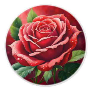 Eleganta röda rosor knopp