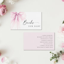 Eleganta rosa baby shower-böcker för bebis