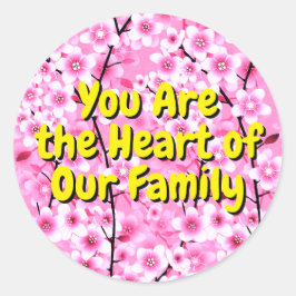 Eleganta Rosa Blommor | Klistermärken för Blomster