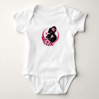 Eleganta rosa blommor moderskap kärlek kvinnor t shirt