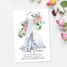 Eleganta rosa blommor och grönska bröllopsdusch