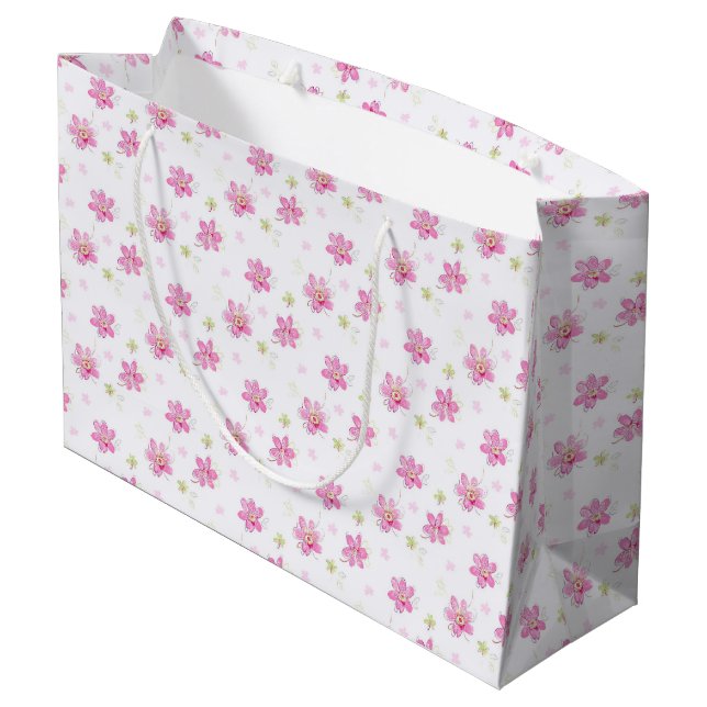 Eleganta rosa buketter (Baksidan Vinklad)
