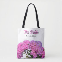 Eleganta rosa lila blommor för Bruden