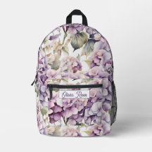 Eleganta rosa lila vattenfärgshortisear 