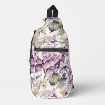 Eleganta rosa lila vattenfärgshydrangeor 