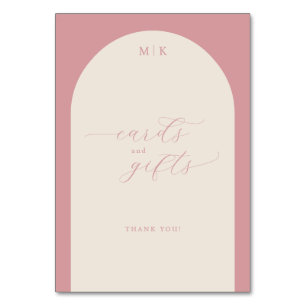 Eleganta Rosa Minimalistiska Kort och Presentkort