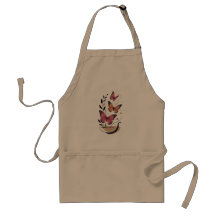 Eleganta rosa monarkfjärilar Boho-konst