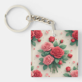 Eleganta rosa och röda rosenbuketter