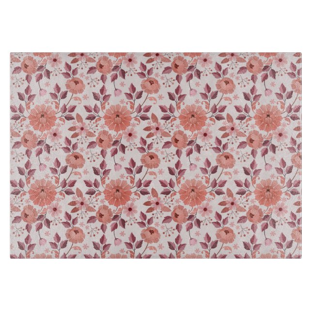Eleganta rosa vintage rosblommor  (Framsidan)