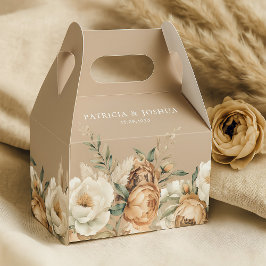 Eleganta rustika boho bröllopspresentlådor presentaskar