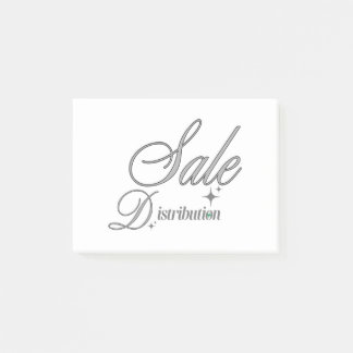 Eleganta silvermanusskrivna professionella Post-it Block