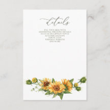 Eleganta solrosor Trädgård Blommig Bröllop 