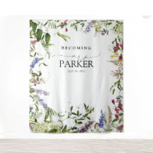 Eleganta sommarvildblommor Shower Fotobågsband