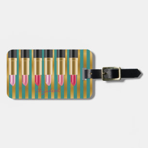 Eleganta Styliska Chic -Läppstift,Personliga Bagagebricka