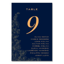 Eleganta subtila blommönster namn Marinblå