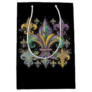 Eleganta svarta Mardi Gras-färger
