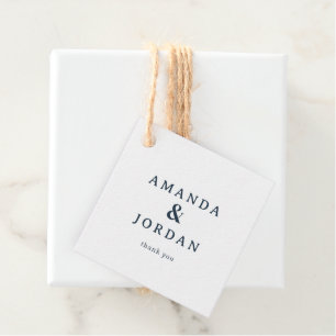 Eleganta Svarta Minimalistiska Namn Gåvor Etiketter