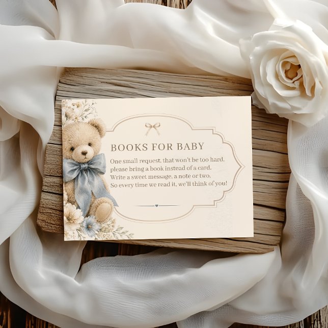 Eleganta Teddybjörn Böcker för Bebis Tilläggskort (Skapare uppladdad)