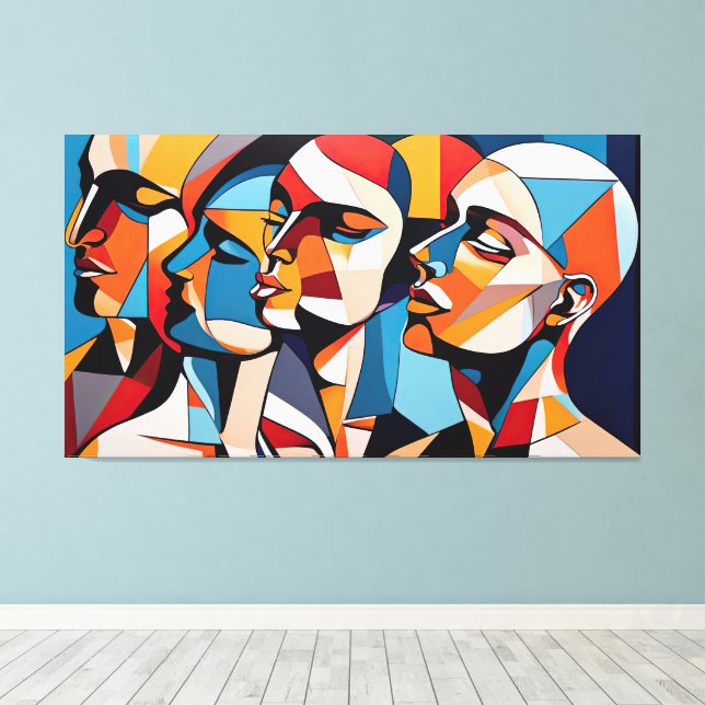 Eleganta uttryck canvastryck (Insitu (trägolv))