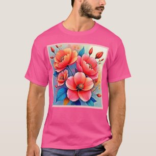 Eleganta vallmor: Strålande naturkonst T Shirt