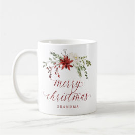 Eleganta vattenfärgiga bär Foto God Jul Kaffemugg