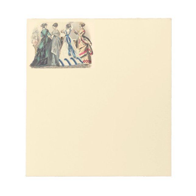 Eleganta viktorianska damer  anteckningsblock (Framsida)