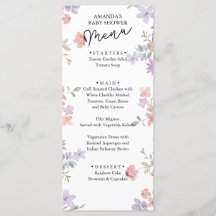 Eleganta vilda blommor baby shower 