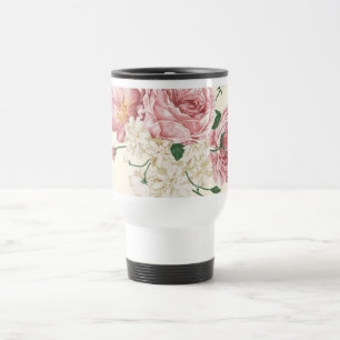 Eleganta vintageblommor resemugg