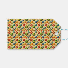 Eleganta vintageornament presentetikett