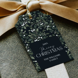 Eleganta vita bär Botanisk familjenamn Presentetikett