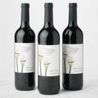 Eleganta vita Calla-liljor Bröllop
