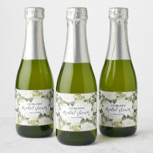 Eleganta vita rosor bröllopsdusch