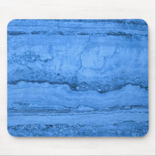ElegantBlue Granite mönster blå marmor Musmatta