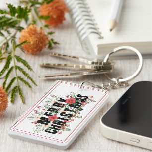 Elegante Black Typography God jul Deep