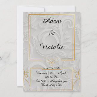 élégante carte d'invitation   inbjudningar