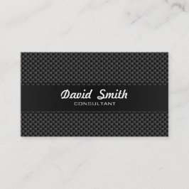 Elegante fibra de carbono moderna  profesional visitkort