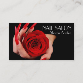  Elegante Maniküre nagel Nagelsalon Visitenkarte Visitkort