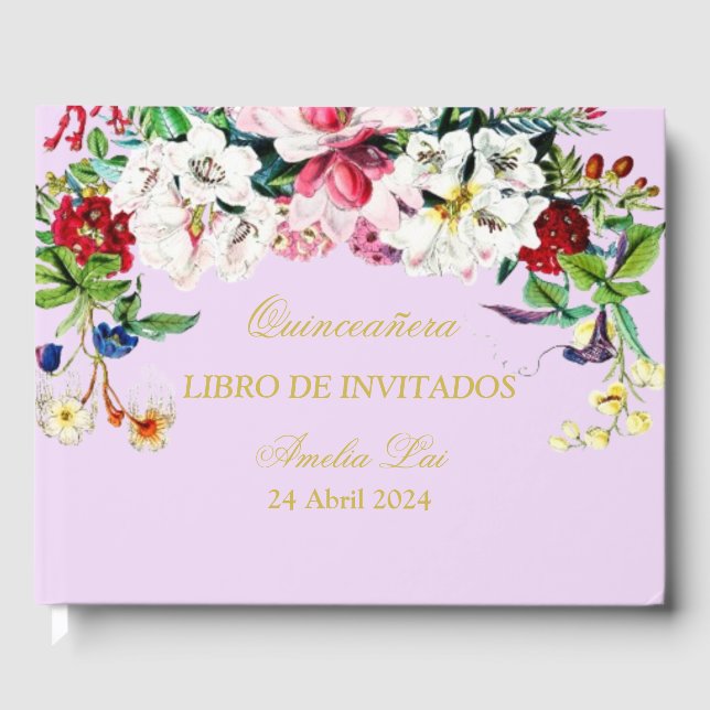 Elegante <moderno Minimalista Gästböcker (Framsida)