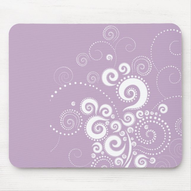 Elegante polka dots Mousepad Musmatta (Framsidan)