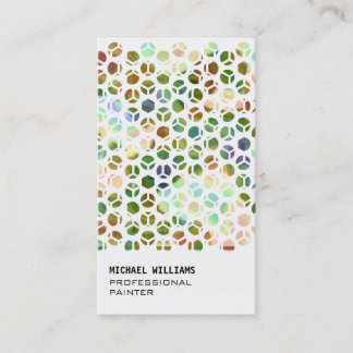 ELEGANTE PROFESIONAL BLANCO SIMPLE ORO METAL VISITKORT