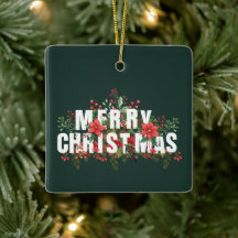 Elegante White Typography God jul