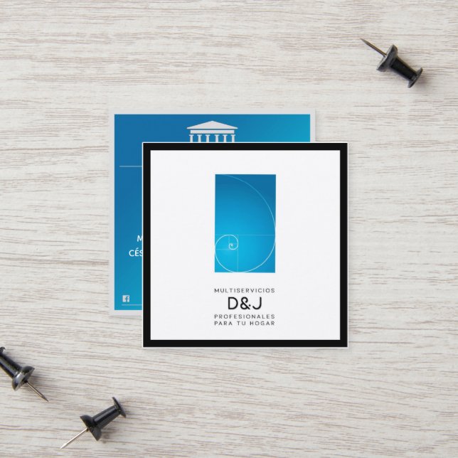 Elegante  y bellísima tarjeta de presentación. (Fram/Back In Situ)